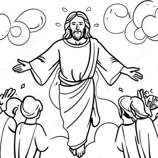 Page A Colorier De Lascension De Jesus 49434-41251