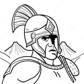 Page A Colorier De Gladiateur 49444-41248