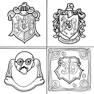 Page A Colorier Des Maisons De Harry Potter 49454-41056