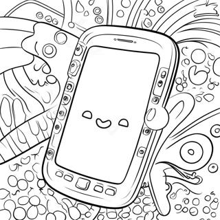 Page A Colorier De Designs De Coques De Telephone Mignons 49465-41271