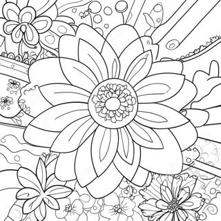 Page A Colorier De Fleur Preppy 49474-41087