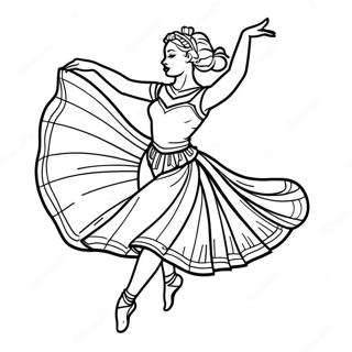 Page A Colorier De Danseur 49494-41079