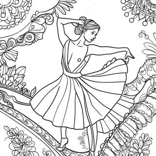 Page A Colorier De Danseur 49494-41080