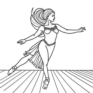 Page A Colorier De Danseur 49494-41289