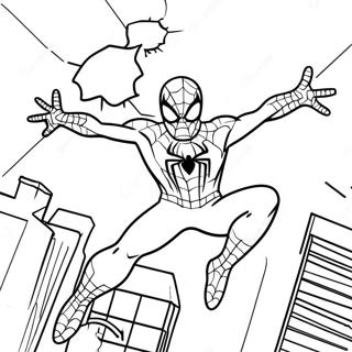Page A Colorier Coloree De Spider Man Among Us En Action 49515 41312