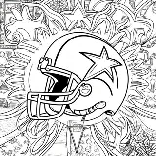 Page A Colorier Du Logo Des Dallas Cowboys 4952-3972