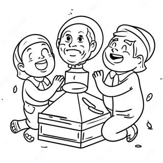 Page A Colorier De Celebration Joyeuse Du Premier Pessah 49535 41328