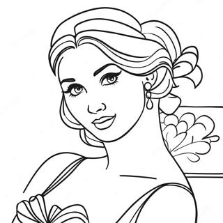 Page A Colorier Tiffany 49544-41138