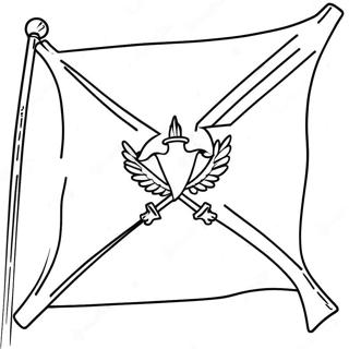 Page A Colorier Du Drapeau Dhaiti 49554-41341