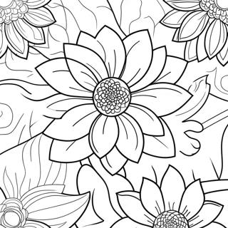 Page A Colorier De Fleur De Dahlias 49564-41158