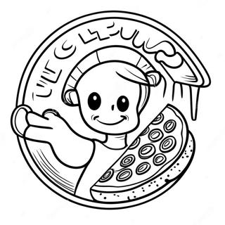 Page A Colorier Du Logo De Little Caesars 49624-41400