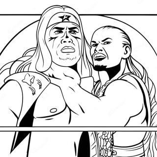 Page A Colorier Des Superstars Wwe En Action 4963-3982