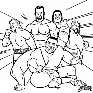 Page A Colorier Des Superstars Wwe En Action 4963-3983