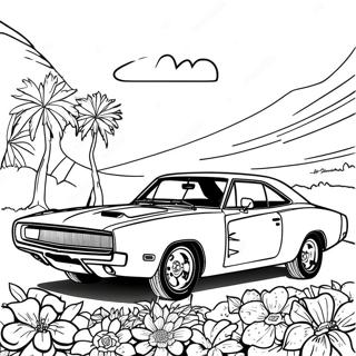 Page A Colorier De Dodge Charger Classique De 1970 49654-41423