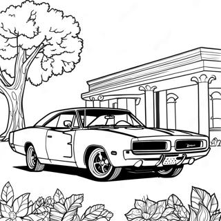 Page A Colorier De Dodge Charger Classique De 1970 49654-41424