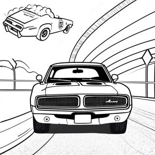 Page A Colorier De Dodge Charger De Course De 1970 49655-41427