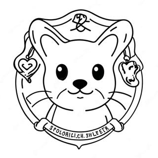 Page A Colorier Du Logo Du Refuge Pour Animaux 49754-41500