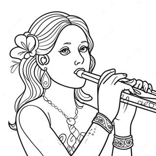 Page A Colorier De Flute 49764-41511