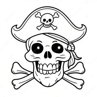 Page A Colorier Du Jolly Roger Pirate Colore 49825-41561