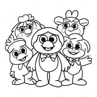 Bébés Muppet Pages À Colorier