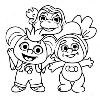 Page A Colorier Des Muppet Babies 4982-3996