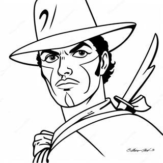 Page A Colorier De Zorro En Action 49835-41569