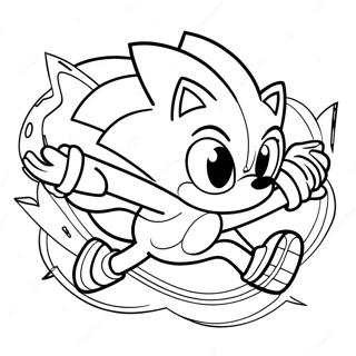 Page A Colorier De Sonic Le Herisson En Vitesse 49875-41603