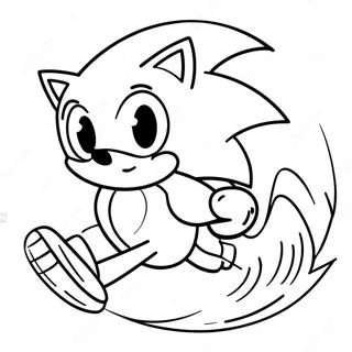 Page A Colorier De Sonic Le Herisson En Vitesse 49875-41604