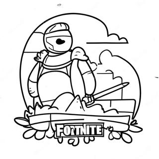 Page A Colorier Du Logo De Fortnite Chapitre 2 Saison 2 49954-41663