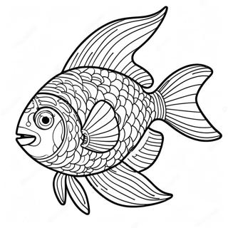 Page A Colorier De Poissons Glissants Colores 50014-41710