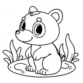 Page A Colorier Danimaux Mignons Pour Les Enfants De 3 Ans 50075-41770