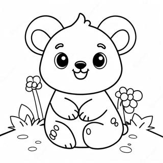 Page A Colorier Danimaux Mignons Pour Les Enfants De 3 Ans 50075-41771