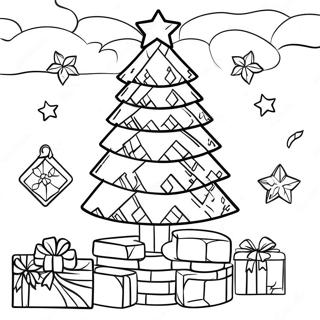 Page A Colorier De Sapin De Noel Minecraft 50114-41784