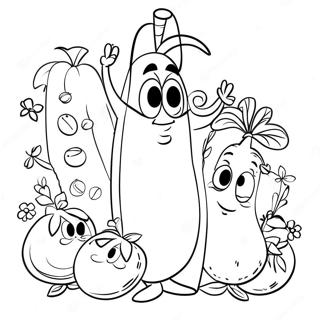 Page A Colorier Veggietales 5012-4019