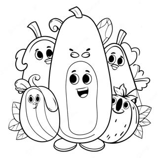 Page A Colorier Veggietales 5012-4020