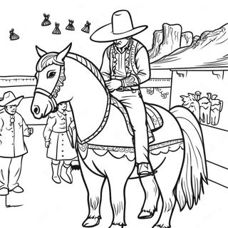 Page A Colorier Du Festival Des Charros 50154-41822