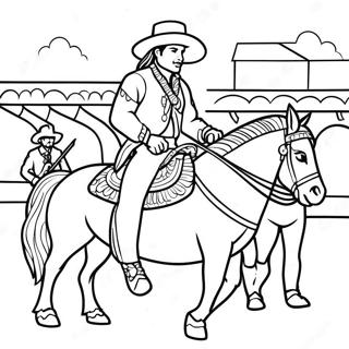 Page A Colorier Du Festival Des Charros 50154-41823