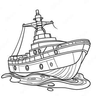 Page A Colorier Du Bateau Lego 50224-41884