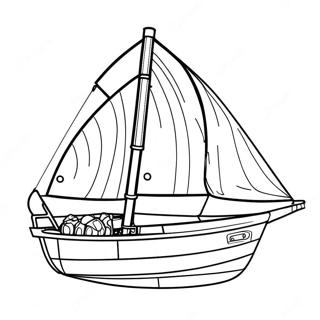 Page A Colorier De Bateau A Voile Lego Colore 50225-41878