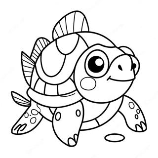 Tortue Cherche Nemo Pages À Colorier