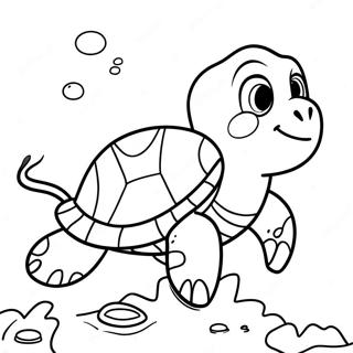 Page A Colorier Mignonne Tortue De Finding Nemo 50325-41961