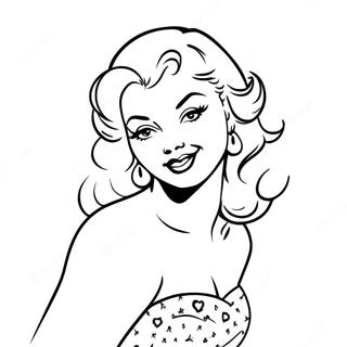 Pin-Up Pour Adultes Pages À Colorier