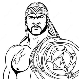 Page A Colorier Wwe 50354-41975