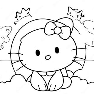 Page A Colorier Hello Kitty Y2k 50464-42069