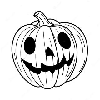 Page A Colorier De La Citrouille Dhalloween Effrayante 50485-42092