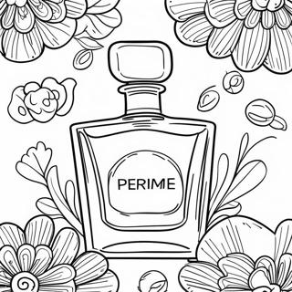 Page A Colorier De Flacon De Parfum 50494-42086