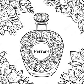 Page A Colorier De Flacon De Parfum 50494-42088