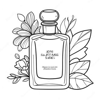 Page A Colorier De Parfum Floral Elegant 50495-42083