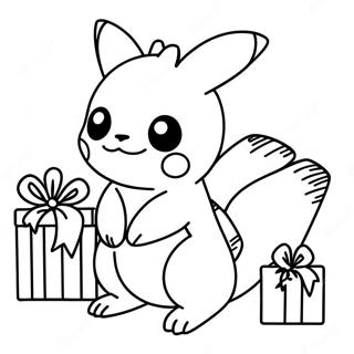 Noël Pokemon Pages À Colorier