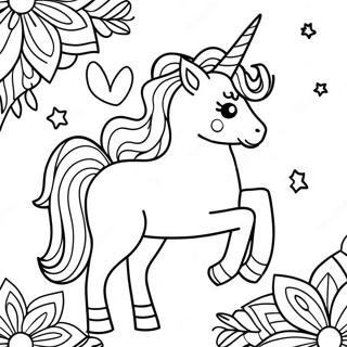 Page A Colorier De La Licorne Papillon 50564-42138